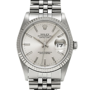 ロレックス デイトジャスト 36 16234 シルバー メンズ 時計 【中古】【wristwatch】