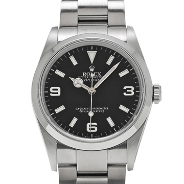 ロレックス エクスプローラー 114270 ブラック メンズ 時計 【中古】【wristwatch】