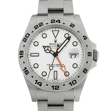 ロレックス エクスプローラーII 216570 ホワイト メンズ 時計 【中古】【wristwatch】