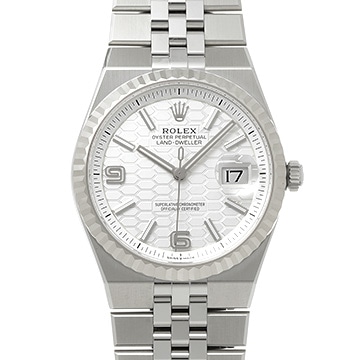ロレックス ランドドゥエラー 36 127234 インテンスホワイト メンズ 時計 【中古】【wristwatch】