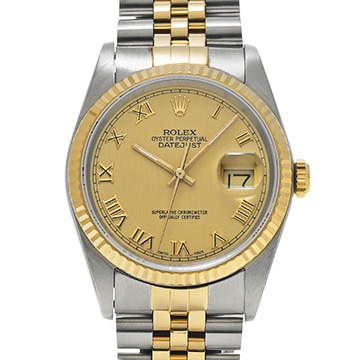 ロレックス デイトジャスト 36 16233 シャンパン メンズ 時計 【中古】【wristwatch】