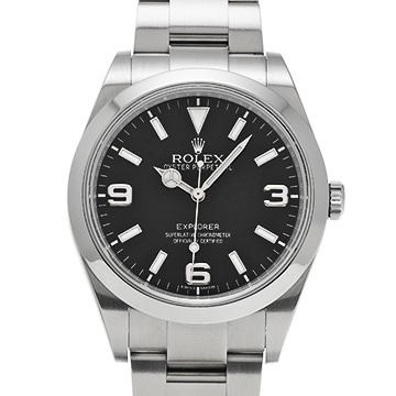 ロレックス エクスプローラー 214270 ブラック メンズ 時計 【中古】【wristwatch】
