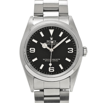 ロレックス エクスプローラー 14270 ブラック メンズ 時計 【中古】【wristwatch】