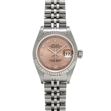 ロレックス デイトジャスト 79174 ピンク レディース 時計 【中古】【wristwatch】