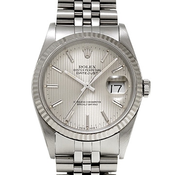 ロレックス デイトジャスト 36 16234 シルバータペストリー メンズ 時計 【中古】【wristwatch】