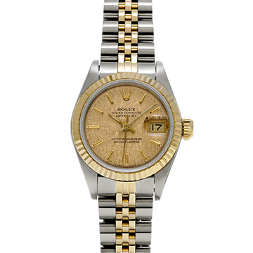 ロレックス デイトジャスト 69173 シャンパンモザイク レディース 時計 【中古】【wristwatch】