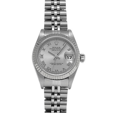 ロレックス デイトジャスト 79174 グレー レディース 時計 【中古】【wristwatch】