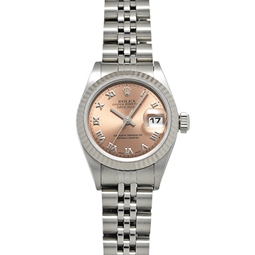 ロレックス デイトジャスト 69174 ピンク レディース 時計 【中古】【wristwatch】