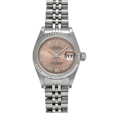 ロレックス デイトジャスト 79174 ピンク レディース 時計 【中古】【wristwatch】