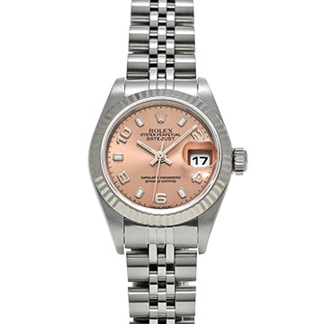 ロレックス デイトジャスト 79174 ピンク レディース 時計 【中古】【wristwatch】