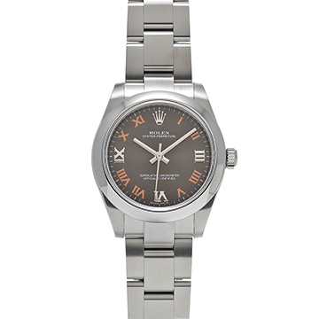 ロレックス オイスターパーペチュアル 31 177200 ダークグレー ユニセックス 時計 【中古】【wristwatch】