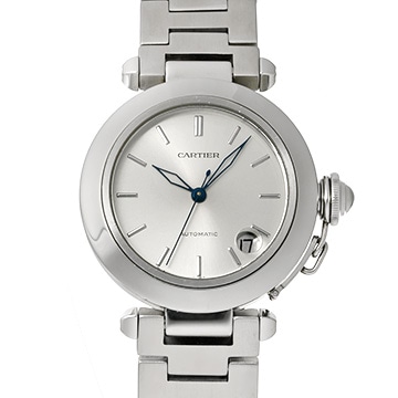 カルティエ パシャC W31010M7 シルバー ユニセックス 時計 【中古】【wristwatch】