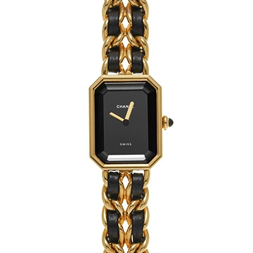 シャネル プルミエール XL H0001 ブラック レディース 時計 【中古】【wristwatch】