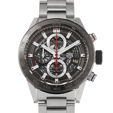 タグ ホイヤー カレラ キャリバーホイヤー01 クロノグラフ CAR201U.BA0766 ブラウン メンズ 時計 【中古】【wristwatch】