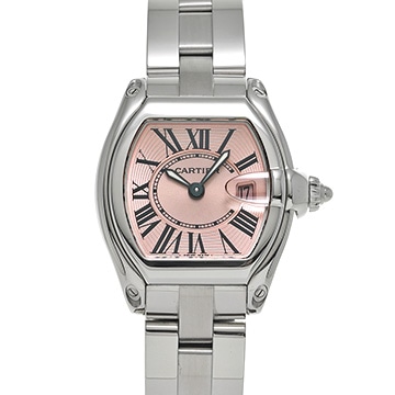 カルティエ ロードスター SM W62017V3 ピンク レディース 時計 【中古】【wristwatch】