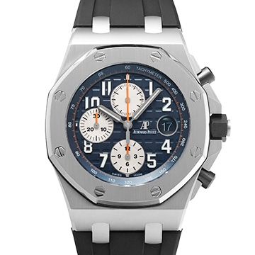 オーデマ ピゲ ロイヤルオーク オフショア クロノグラフ 26470ST.OO.A027CA.01 ブルー メンズ 時計 【中古】【wristwatch】