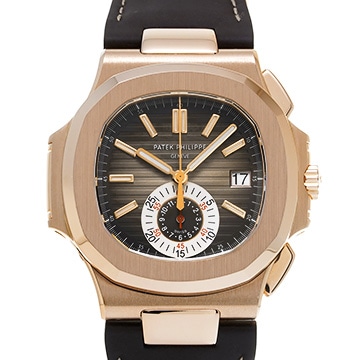 パテック フィリップ ノーチラス クロノグラフ 5980R-001 ブラック・ブラウン メンズ 時計 【中古】【wristwatch】