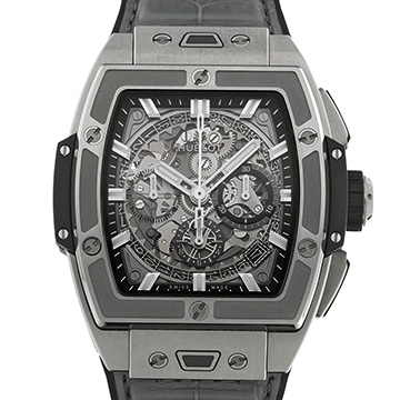 ウブロ スピリット オブ ビッグバン チタニウム セラミック 642.NX.0170.RX スケルトン メンズ 時計 【中古】【wristwatch】
