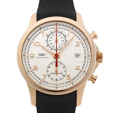 IWC ポルトギーゼ ヨットクラブ クロノグラフ IW390501 シルバー メンズ 時計 【中古】【wristwatch】