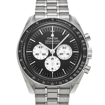 オメガ スピードマスター ムーンウォッチ プロフェッショナル コーアクシャル マスタークロノメーター クロノグラフ 310.30.42.50.01.004 ブラック/ホワイト メンズ 時計 【中古】【wristwatch】