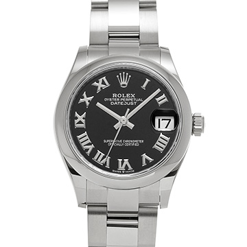 ロレックス デイトジャスト 31 278240 ブライトブラック ユニセックス 時計 【中古】【wristwatch】