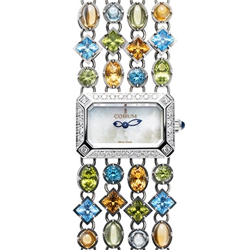 コルム ポプリ ジュエリーウォッチ 137.520.47 シェル レディース 時計 【中古】【wristwatch】