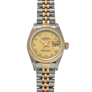 ロレックス デイトジャスト 26 69173 シャンパン レディース 時計 【中古】【wristwatch】