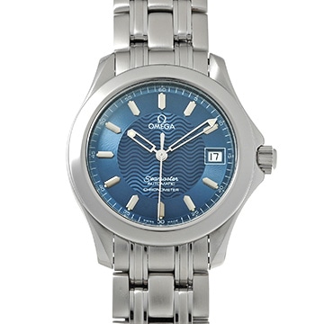 オメガ シーマスター 120 2501.81 ブルー メンズ 時計 【中古】【wristwatch】