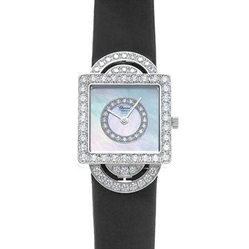 ショパール ユアアワー 13/5951 ホワイトシェル/ダイヤモンド レディース 時計 【中古】【wristwatch】