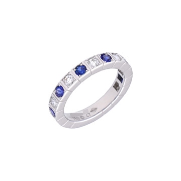 カルティエ ラニエール リング #47 シルバー K18ホワイトゴールド WG レディース ジュエリー 【中古】【jewelry】