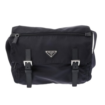 プラダ ショルダーバッグ ネイビー 1BD671 ナイロン レディース バッグ 【中古】【bag】