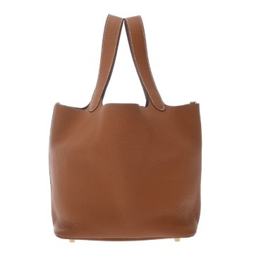 エルメス ピコタン ロックMM ゴールド トリヨンクレマンス レディース バッグ 【中古】【bag】
