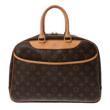 ルイ ヴィトン モノグラム ドーヴィル ブラウン M47270 モノグラムキャンバス レディース バッグ 【中古】【bag】