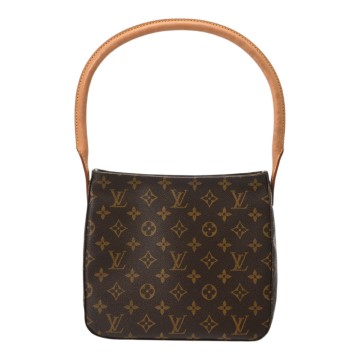 ルイ ヴィトン モノグラム ルーピング MM ブラウン M51146 モノグラムキャンバス レディース バッグ 【中古】【bag】