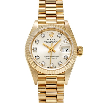 ロレックス デイトジャスト 26 69178G シルバー/ダイヤモンド レディース 時計 【中古】【wristwatch】