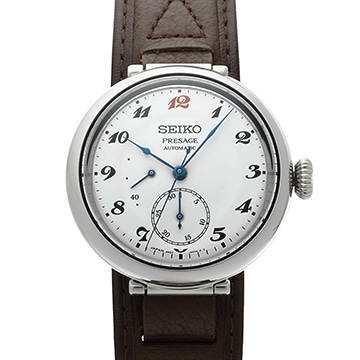 セイコー プレザージュ 110周年記念限定 SARW065 ホワイト メンズ 時計 【中古】【wristwatch】