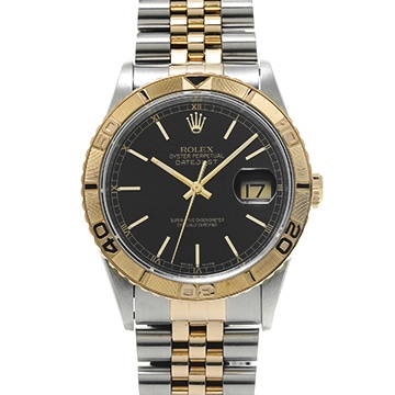 ロレックス デイトジャスト サンダーバード 16263 ブラック メンズ 時計 【中古】【wristwatch】