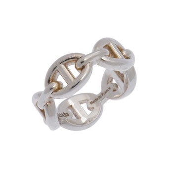 エルメス シェーヌダンクル アンシェネ リング PM #48 シルバー シルバー925 レディース ジュエリー 【中古】【jewelry】