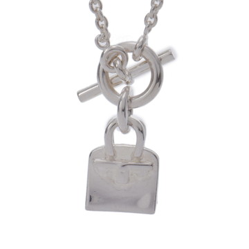 エルメス アミュレット バーキン ネックレス シルバー シルバー925 レディース ジュエリー 【中古】【jewelry】