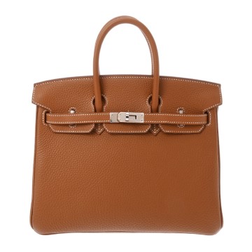 エルメス バーキン 25 ゴールド トゴ レディース バッグ 【中古】【bag】