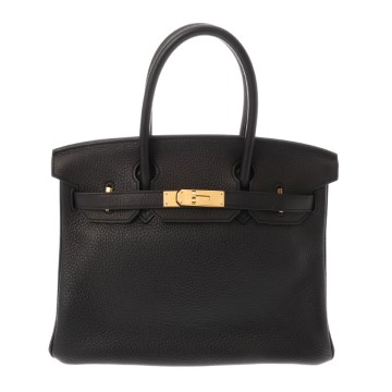 エルメス バーキン 30 ブラック トゴ レディース バッグ 【中古】【bag】