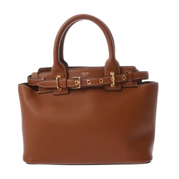 セリーヌ ティーン コンティ バッグ 2023年AW タン ナチュラルカーフ レディース バッグ 【中古】【bag】