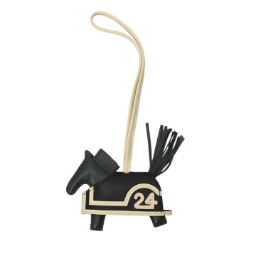 エルメス ロデオ PM ロベオ24 ヴェールマングローブ/クレ/ブラック アニョーミロ/ヴォースイフト ユニセックス 【中古】【other】