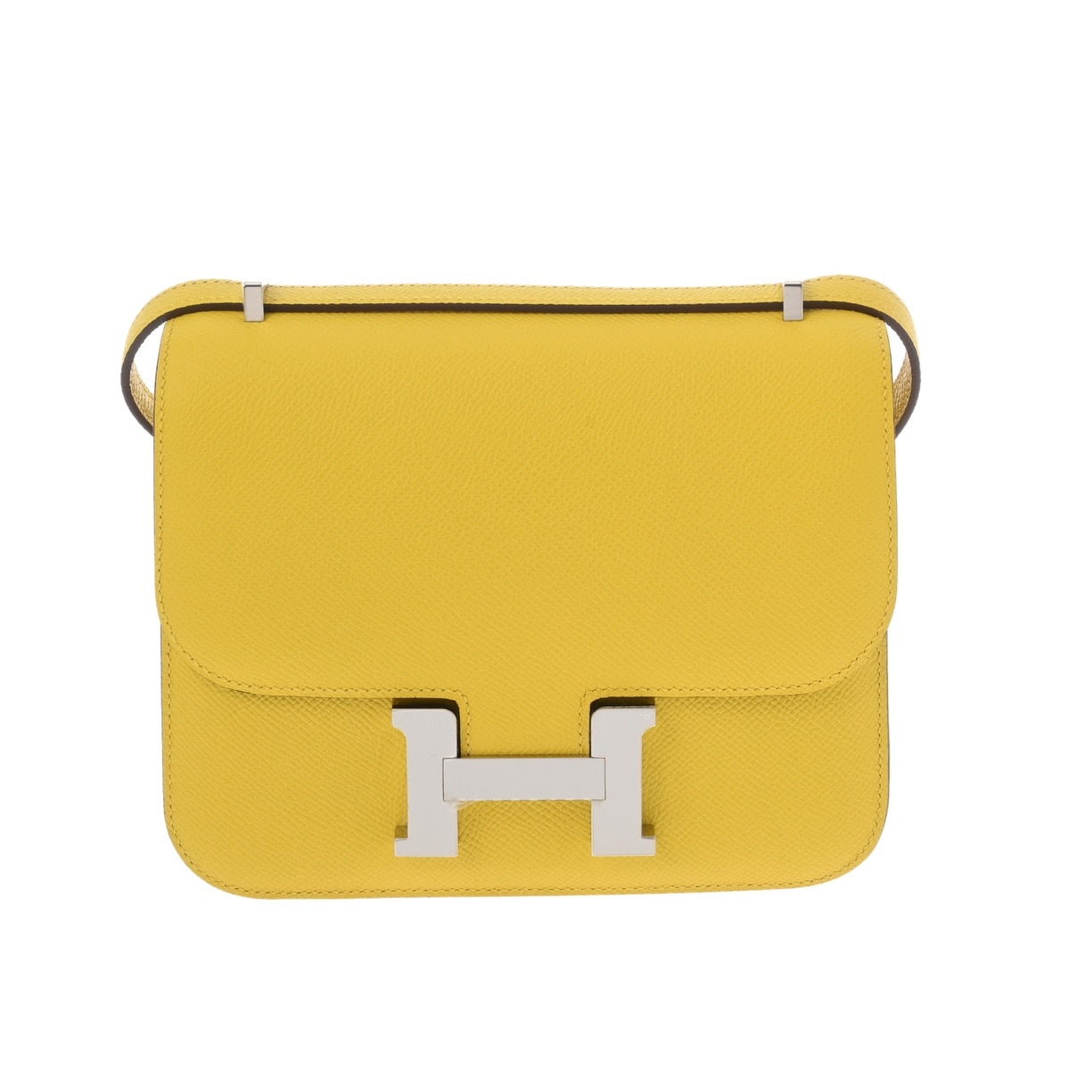 エルメス コンスタンス3 18 ミロワール ジョーヌナプル ヴォーエプソン レディース バッグ 【中古】【bag】