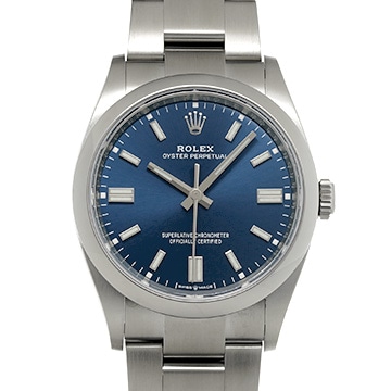 ロレックス オイスターパーペチュアル 36 126000 ブライトブルー メンズ 時計 【中古】【wristwatch】