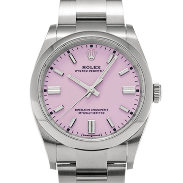 ロレックス オイスターパーペチュアル 36 126000 キャンディピンク メンズ 時計 【中古】【wristwatch】
