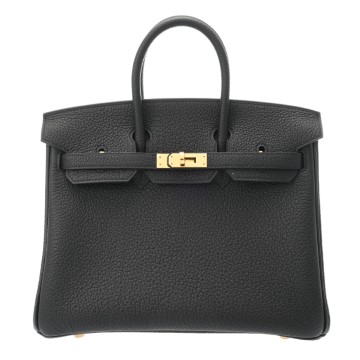 エルメス バーキン 25 ブラック トゴ レディース バッグ 【新品】【bag】