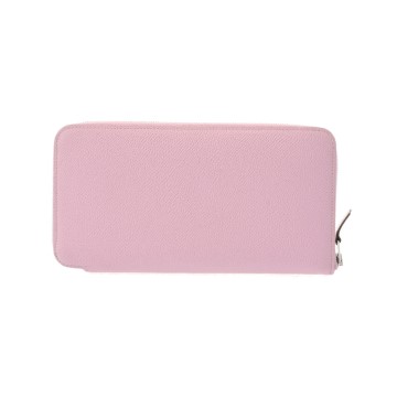 エルメス アザップロング シルクイン モーヴジルベストル ヴォーエプソン レディース 財布 【中古】【purse】