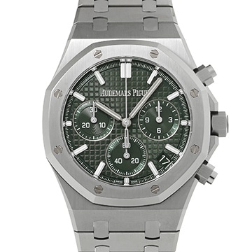 オーデマ ピゲ ロイヤルオーク クロノグラフ 26240ST.OO.1320ST.08 カーキグリーン メンズ 時計 【中古】【wristwatch】