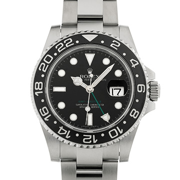 ロレックス GMTマスターII 116710LN ブラック メンズ 時計 【中古】【wristwatch】